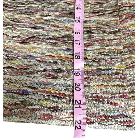 Tailor B-Moss Skirt Women 10 Multicolored‎ A-Line Striped Mini Textured Knit - Picture 5 of 7